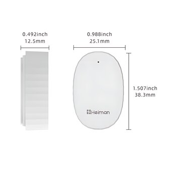 Heiman Deur-/raamsensor Matter-over-Thread