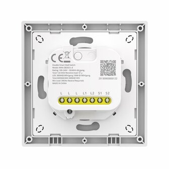 Sonoff Orb-ZBW2L 2-Gang Zigbee Smart Wall Switch (No Neutral)