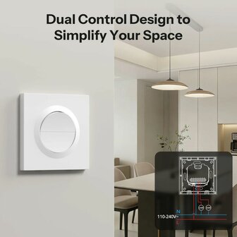 Sonoff Orb-ZBW2 2-Gang Zigbee Smart Wall Switch