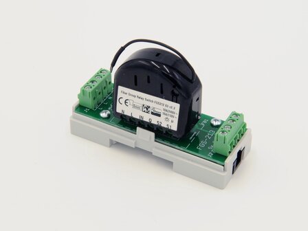 Adapter S213 voor DIN TH35-rail tbv Fibaro Enkele Schakelaar 2 FGS213