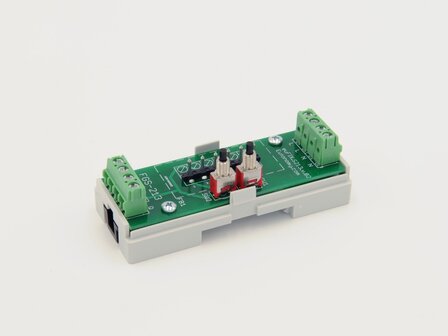 Adapter S213 voor DIN TH35-rail tbv Fibaro Enkele Schakelaar 2 FGS213