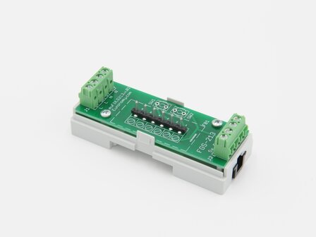 Adapter S213 NP voor DIN TH35-rail tbv Fibaro Enkele Schakelaar 2 FGS213