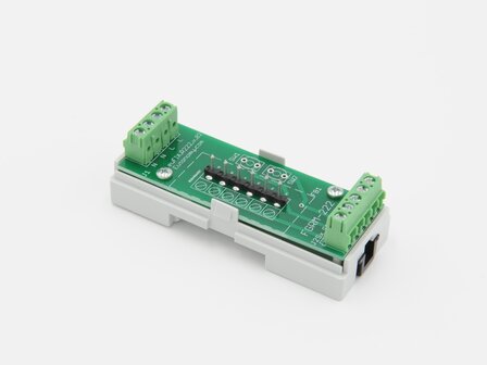 Adapter R222 NP voor DIN TH35-rail tbv Fibaro Rolluik-Module 2