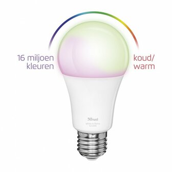 ZLED-RGB9 Dimbare E27 LED Lamp