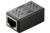 CAT6 Koppelstuk 2x RJ45, compacte netwerkadapter met twee vrouwelijke RJ45-poorten