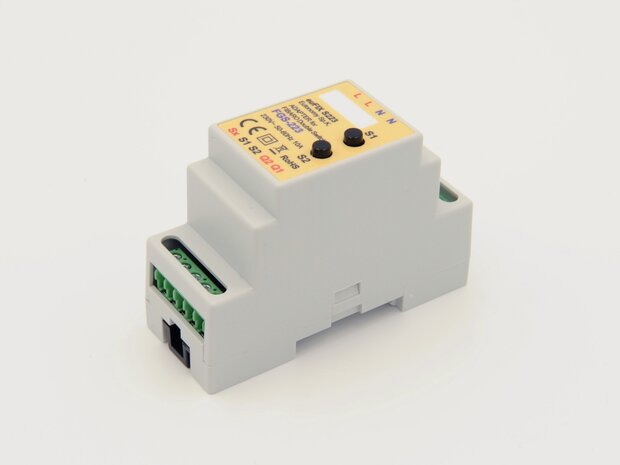 Adapter S223 voor DIN TH35-rail tbv Fibaro Dubbele Schakelaar 2 FGS223