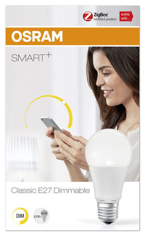 Osram Smart+ Classic E27 Dimmable White 10W