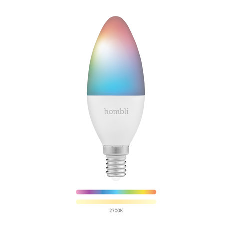 Hombli Slimme RGBW-lamp (E14 4.5W wifi)