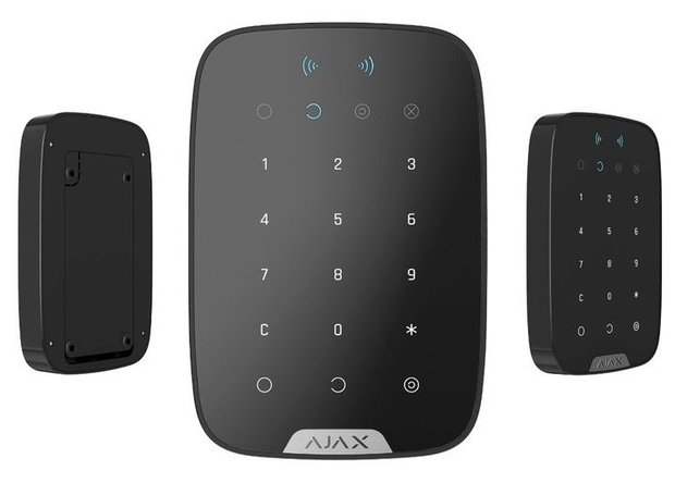 Ajax KeyPad Plus met rfid-lezer Zwart