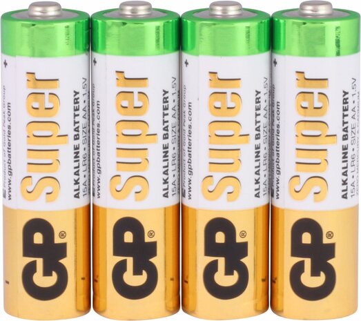 GP Super Alkaline Batterij AA 1.5 V 4-pack