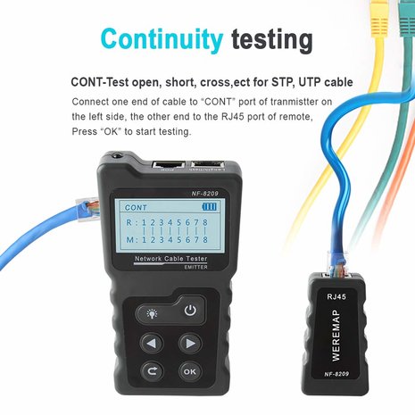 Netwerkkabel tester CAT 5 CAT6