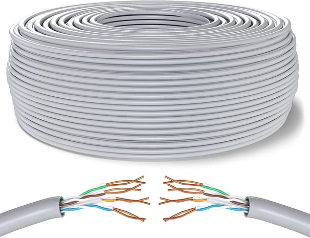 Ethernet CAT6 Netwerkkabel UTP 50 meter