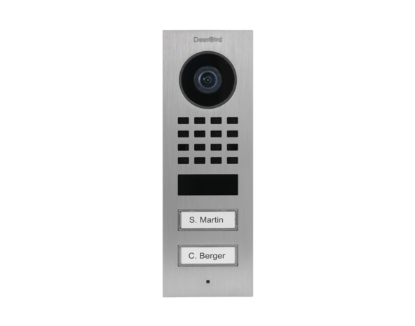 DoorBird D1102V IP Video Doorstation Opbouw 2 call buttons