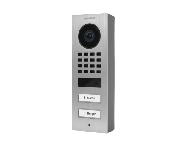 DoorBird D1102V IP Video Doorstation Opbouw 2 call buttons