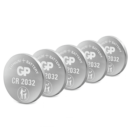 GP CR2032 lithium batterij 3V  5-pack