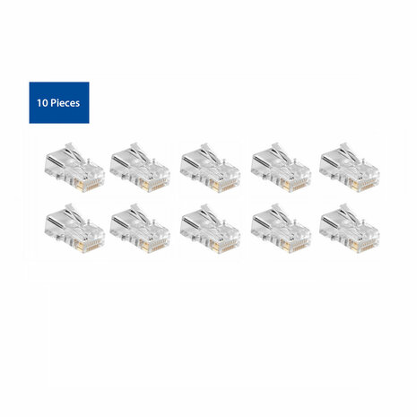 RJ45 netwerkplug (10 stuks)