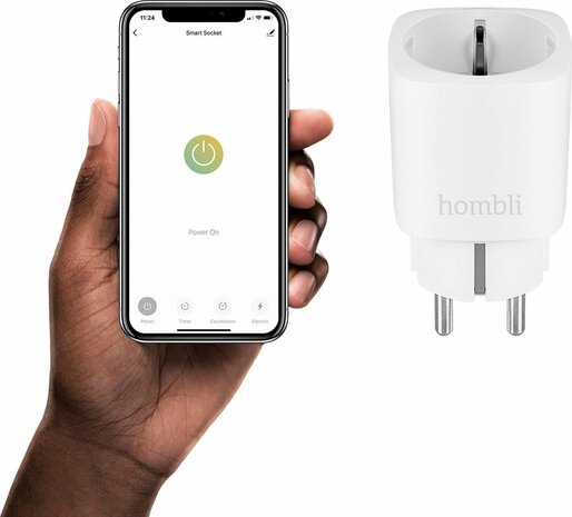 Hombli Slimme Stekker wifi met stroommeting 3-pack