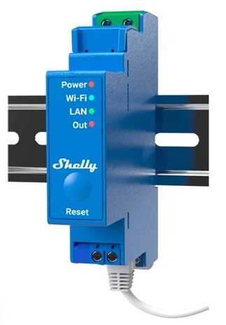 Shelly PRO 1 DIN-Rail schakelaar