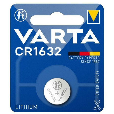 Varta CR1632 lithium batterij 3V