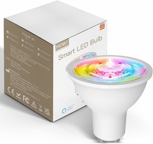 Moes GU10 Smart Bulb RGBW Wifi