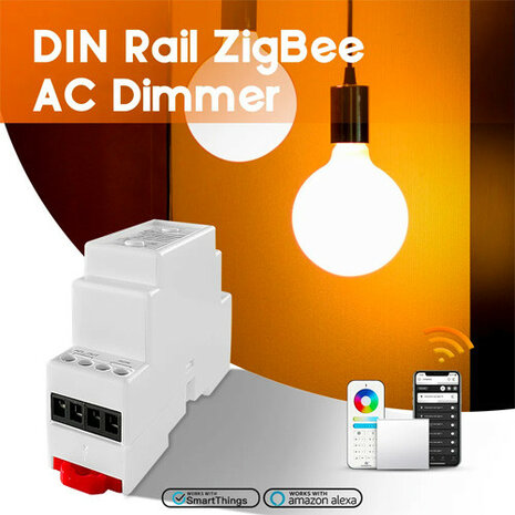 Gledopto Din Rail Zigbee AC Dimmer