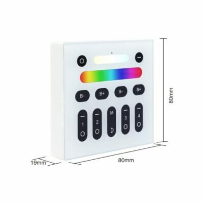 Gledopto 4-zone LED RF draadloze wandzender