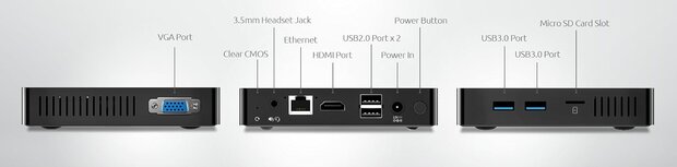HAshop Intel MiniPC Gemini Lake N4000 met Home Assistant passief gekoeld