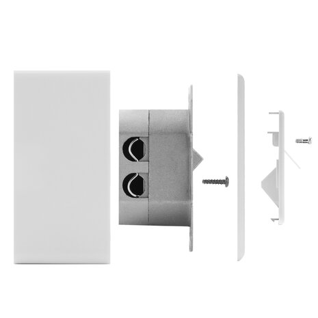 Datawandcontactdoos CAT6 2-Voudig