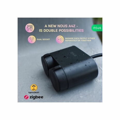 Nous slimme Tuya Zigbee buitenstekkerdoos