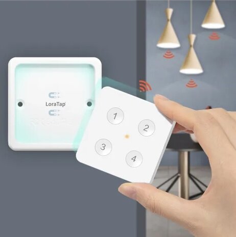 Zigbee 3.0 draadloze 4-knops afstandsbediening / scèneschakelaar