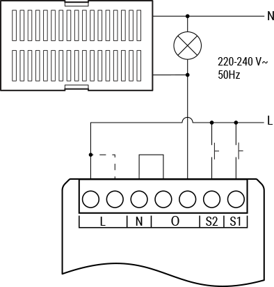 Shelly Bypass voor Dimmer Gen3