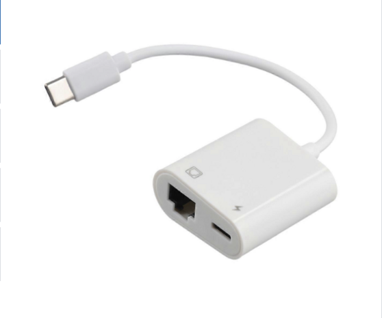 USB-C naar ethernet-adapter voor Chromecast