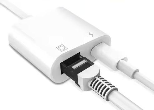 USB-C naar ethernet-adapter voor Chromecast