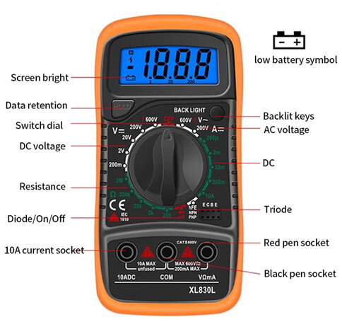 Multimeter digitaal