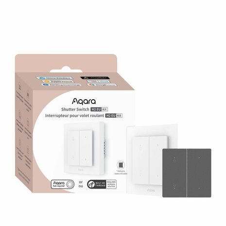 Aqara H2 Rolluik-schakelaar Zigbee+Thread