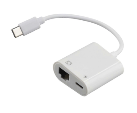 USB-C naar ethernet-adapter voor Chromecast