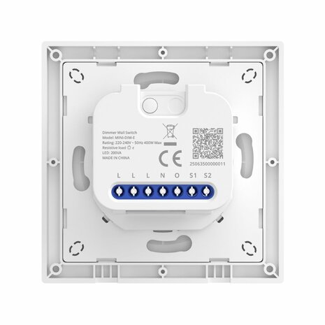 Sonoff Orb-DIM Matter-over-wifi Dimmer Wandschakelaar
