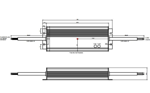 MEAN WELL Voeding 24V 13A 312W IP67