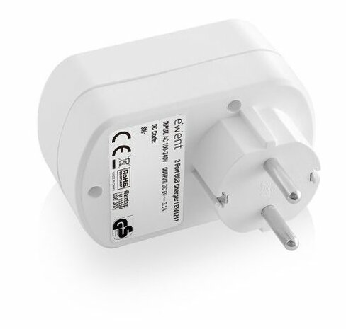 Ewent 2-Poorts USB-lader