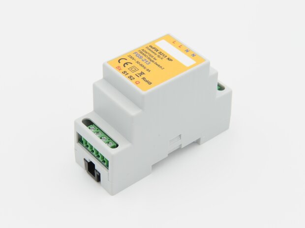 Adapter S213 NP voor DIN TH35-rail tbv Fibaro Enkele Schakelaar 2 FGS213