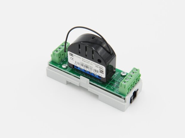 Adapter R222 NP voor DIN TH35-rail tbv Fibaro Rolluik-Module 2