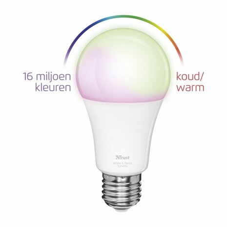 ZLED-RGB9 Dimbare E27 LED Lamp
