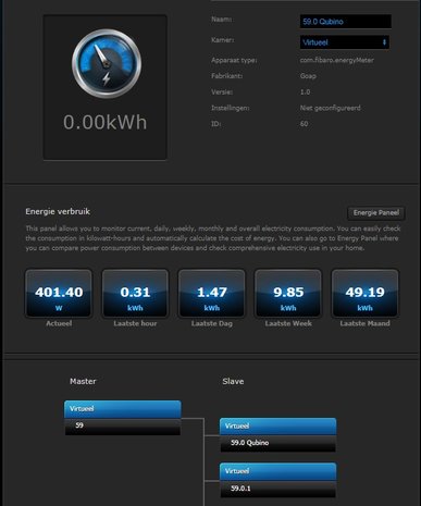 Qubino 3-Fase Slimme Meter ZMNHXD1 Fibaro