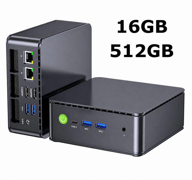 HAshop G10 Mini PC Ryzen 5 3500U Home Assistant ge&iuml;nstalleerd &ndash; 16GB RAM, 512GB SSD hashop.nl