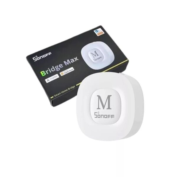 Sonoff Bridge Max &ndash; Wi‑Fi + Ethernet eWeLink cloud hub, Zigbee gateway, Matter bridge (Bridge-M)
