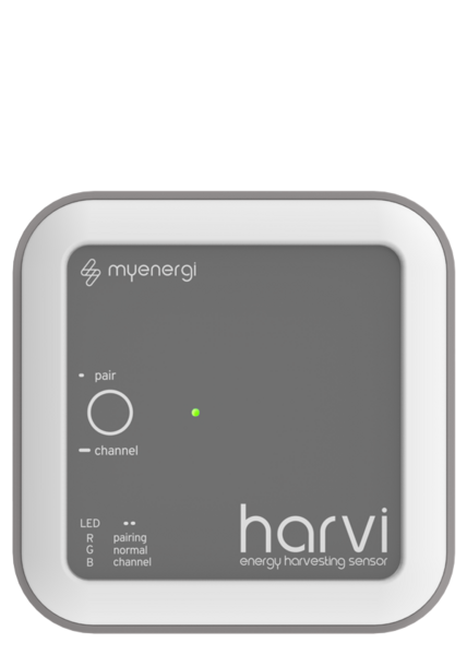 harvi voor Zappi EV Smart laadstation, compact wit draadloos meetkastje