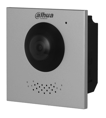 Dahua VTO4202F-P-S3 video-intercom hoofdmodule, zilveren buitenpost met camera