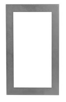Dahua VTM125 frontplaat voor 2 modules, aluminium paneel met twee module-openingen