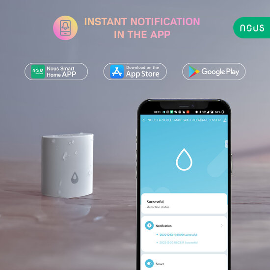 Nous Waterlek Sensor E4