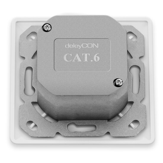 Datawandcontactdoos CAT6 2-Voudig